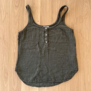 Cloth & Stone cotton gauze tank